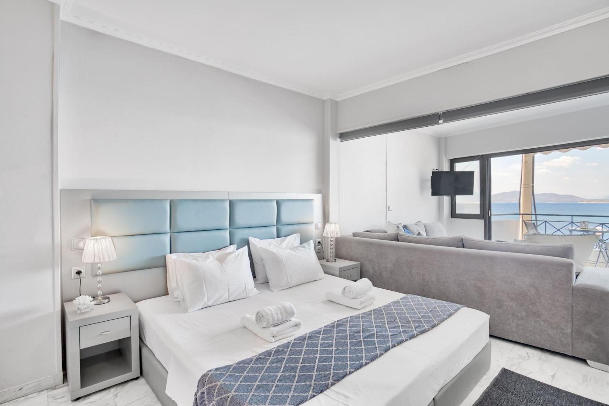 Appartement Modern Seaside Oasis In Pireas, Seaview & King Bed Extérieur photo