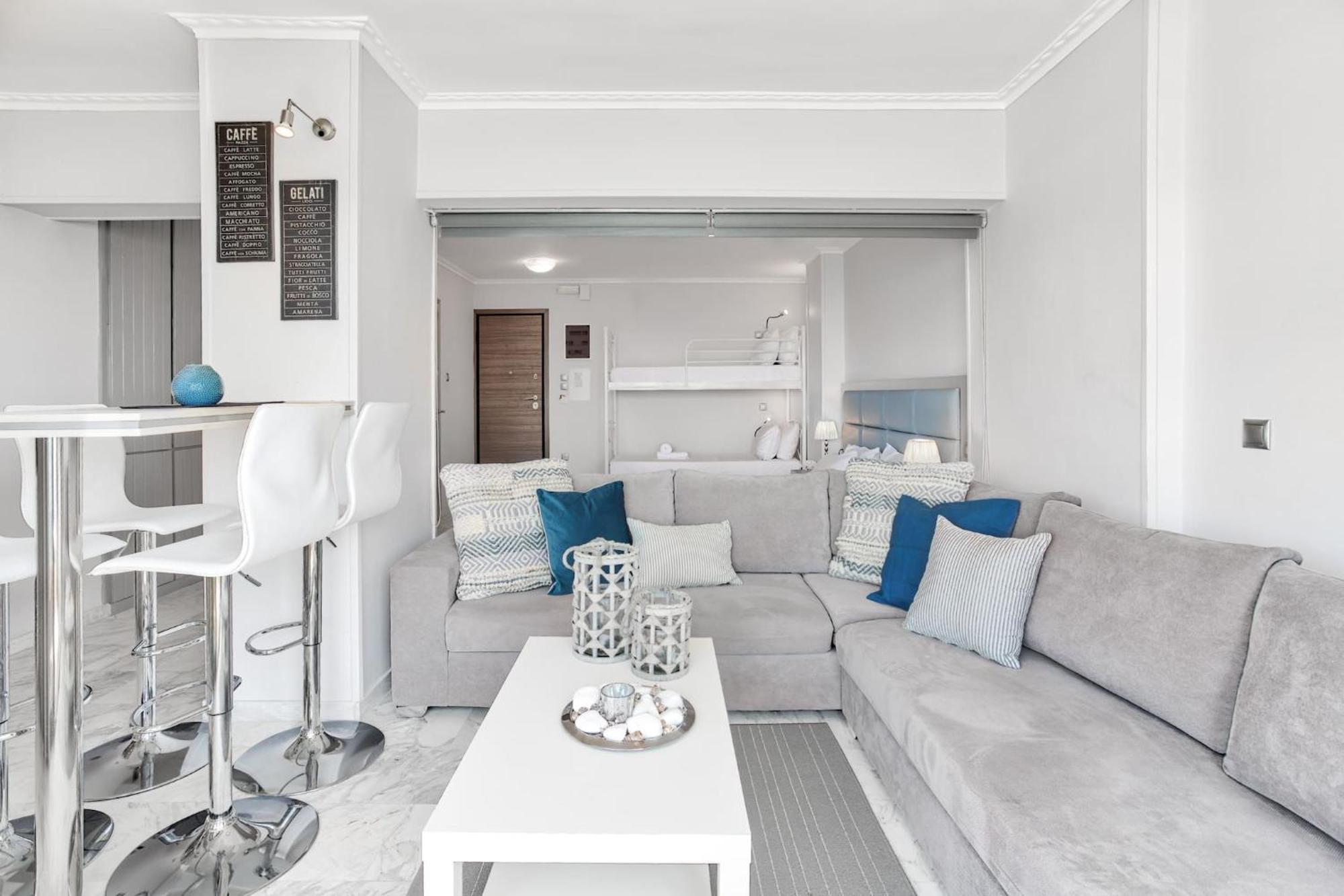 Appartement Modern Seaside Oasis In Pireas, Seaview & King Bed Extérieur photo